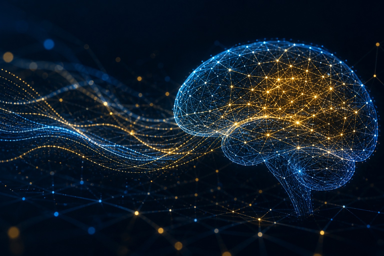 Artificial intelligence neural network concept