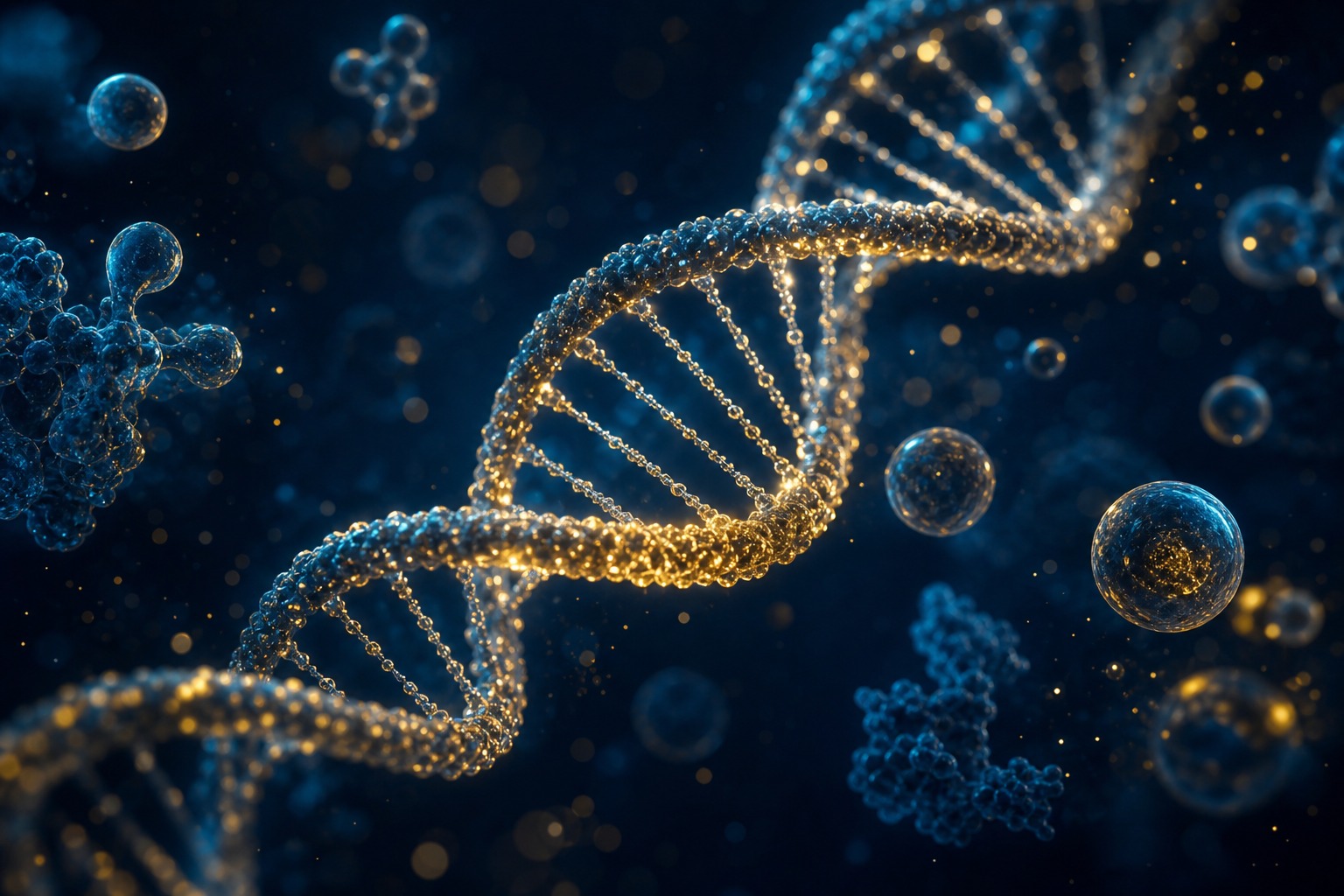 Biology and DNA discovery concept