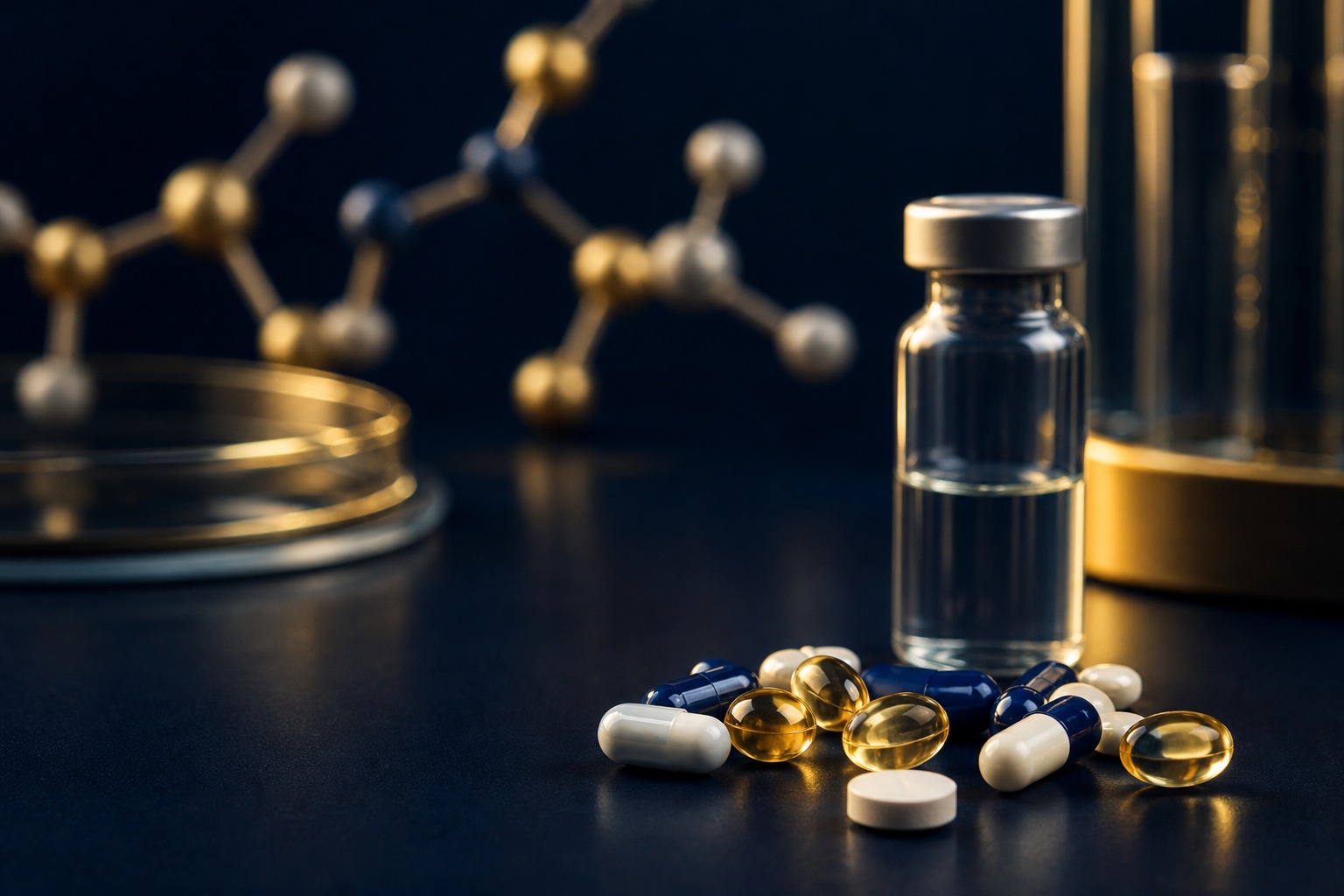 Pharmaceutical research and development concept